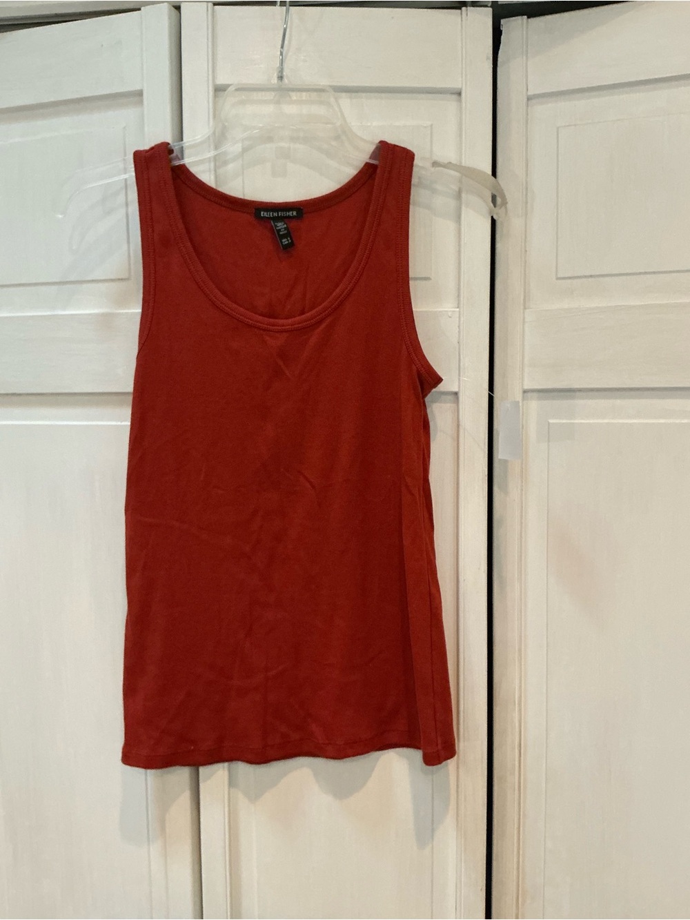 Eileen Fisher Women's Burnt Orange Tank Top- S